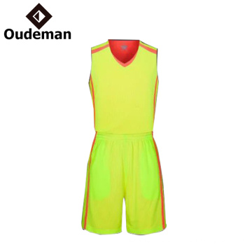 OEM Newest reversible design basketball apparels